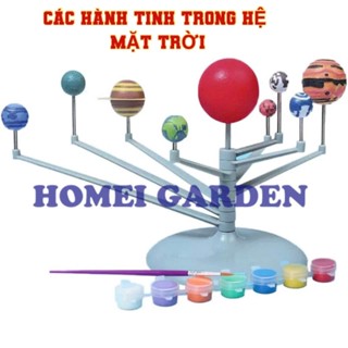 Bộ lắp ráp hệ mặt trời, mô hình 9 hành tinh trong hệ mặt trời học tập Stem steam - HM0519