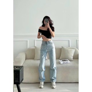 Quần Jean Ống Rộng Dáng Vừa 103 Sofmwear Cotton Mềm Không Co Giãn (RV01)