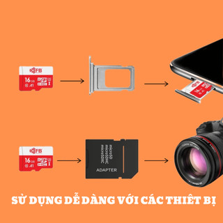 Thẻ Nhớ MicroSD FB 32GB – Class 10 Tốc Độ Cao Cho Camera Quan Sát, Dashcam, Điện Thoại,...