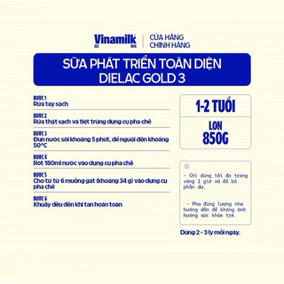 Sữa bột Dielac Gold số 3 (850g)