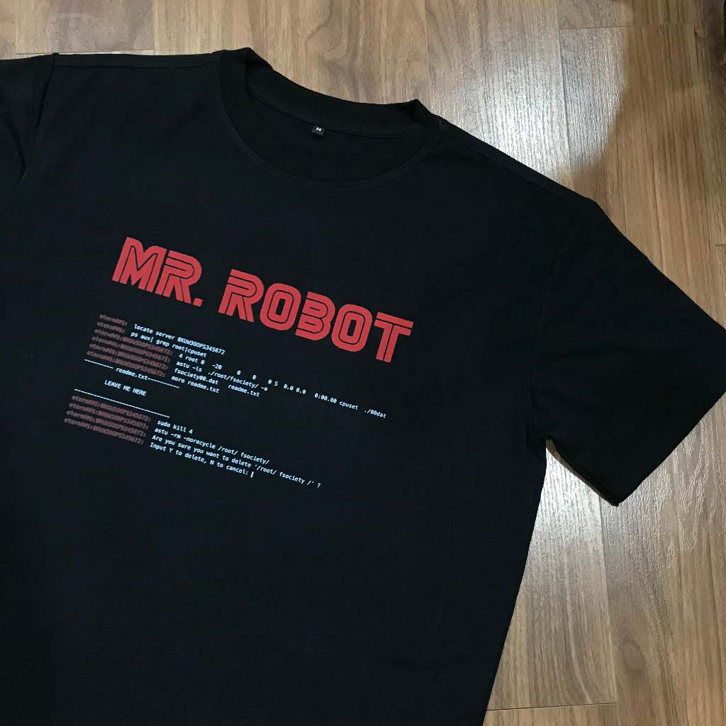 Áo thun Mr Robot - áo thun lập trình