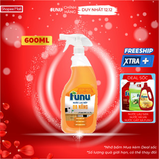 Chai xịt tẩy dầu mỡ bám bẩn nặng Funu làm sạch bếp gas, máy hút mùi, tường bếp