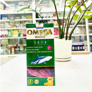 Omega Macca 3 6 7 9 -Bổ Mắt, Bổ Tim ,Bổ Não Lọ 60 viên
