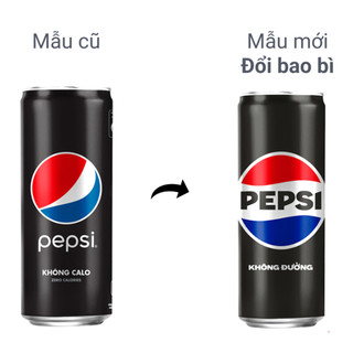 (Lốc 6 lon/chai) Nước ngọt Pepsi Cola/không calo/vị chanh không calo lon 320ml/chai 390ml/600ml/1.5L