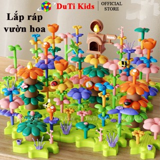 Đồ chơi lắp ghép xếp hình vườn hoa cho bé phát triển trí não