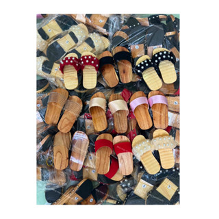 sỉ Guốc mộc quai nhung cho bé