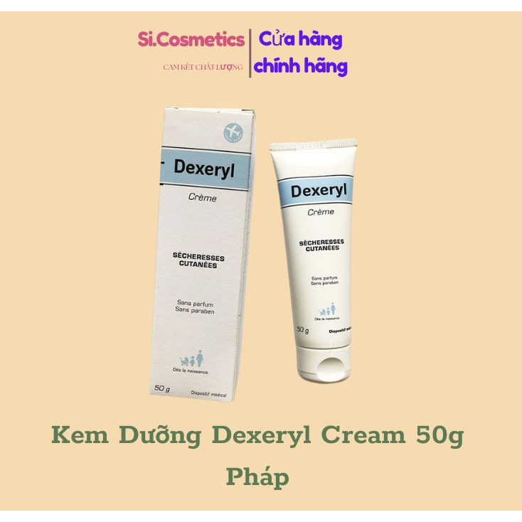[mẫu mới] Kem Dưỡng Dexeryl Cream 50g Pháp Dưỡng Ẩm, Dưỡng Da