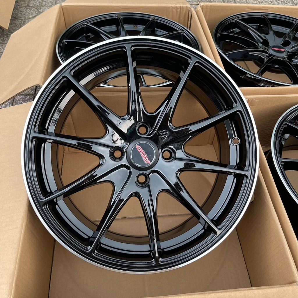 Lazang VF3, VF5, morning, City, Vios 16 inch màu đen
