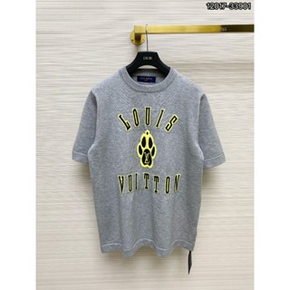 ÁO thun nam LV cổ tròn họa tiết tay ngắn phong cách trẻ trung chuẩn from