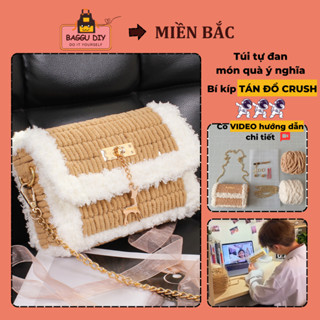  Túi tự đan handmade set túi tự làm ý nghĩa đầy đủ nguyên liệu BAGGU DIY kèm video hướng dẫn chi tiết  BAGGU DIY A01 