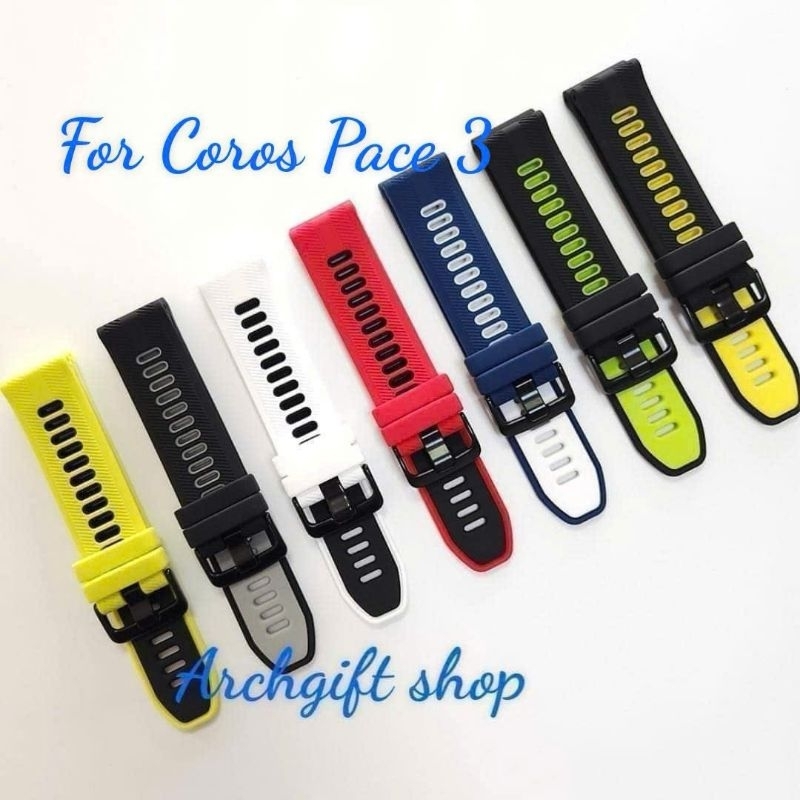 Dây đeo silicon 22mm dành cho đồng hồ Coros Pace 3 và Pace 4