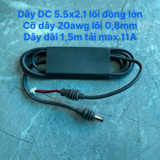 Dây rắc nguồn cam DC Camera (Jack Đực) 2dây