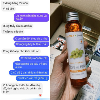 Dầu hạt nho Aroma Zone