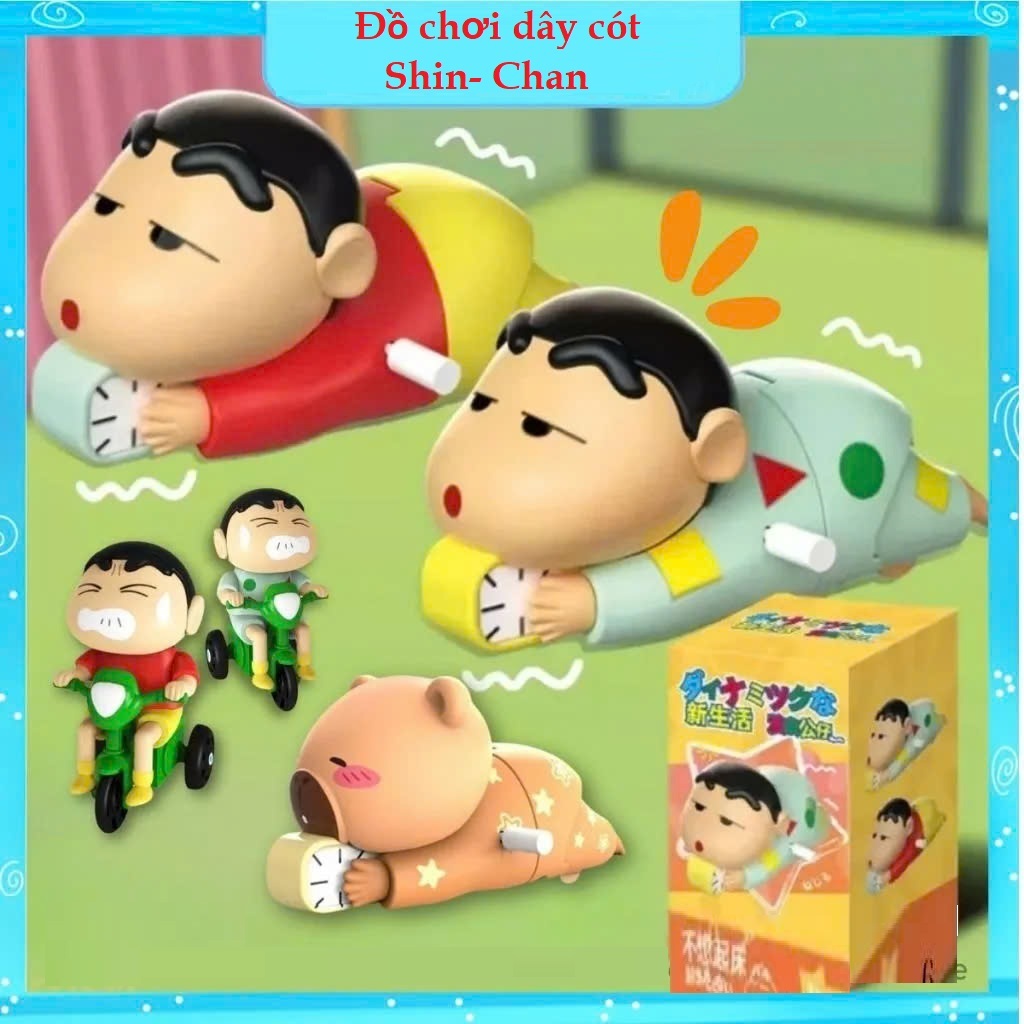 Đồ Chơi Shin Cậu Bé Bút Chì Dây Cót Shin Ủn Mông Đồ Chơi Shin-Chan Nằm Bò - Đồ Chơi Cho Bé
