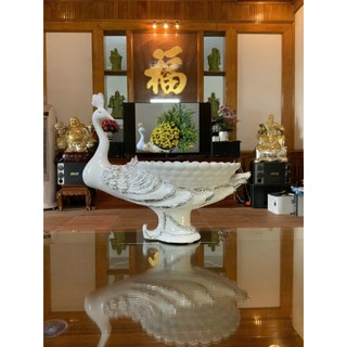 Bình hoa con công, bình trang trí, bình cắm hoa