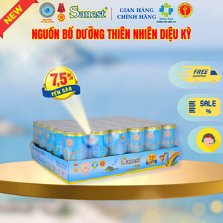  NEW  Nước Yến sào Khánh Hòa Sanest Dành cho trẻ em 7.5% - Khay 30 lon