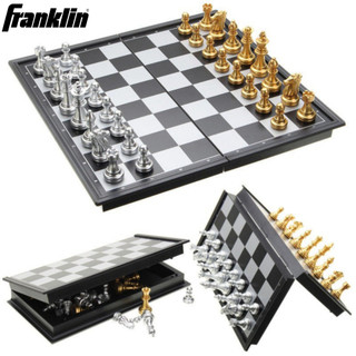 Cờ Vua Nam Châm Cao Cấp Mạ Vàng-Bạc 32x32cm và 25x25cm SKU AT4812-A Cung Cấp bởi Franklin