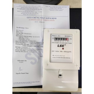 Công Tơ Điện 1 Pha Điện Tử (ĐỒNG HỒ ĐIỆN TỬ) LSE 5(40)A - CÓ KIỂM ĐỊNH