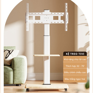 Giá Đỡ TiVi Di Động KO142 35-70" - Kệ Treo TiVi Có Bánh Xe Khung Thép Chắc Chắn