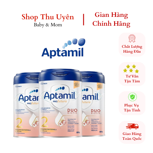 Sữa Aptamil Hà Lan Profutura Duobiotik Số 2 Lon 800g Nhập Khẩu Chính Ngạch Nguyên Lon Có Tem Phụ