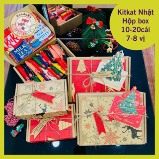   QUÀ Noel  Box LOVE và Noel quà tặng Soocla Kitkat Nhật Bản Box mix 8-12 vị làm quà tặng   box10-20-30 cái  