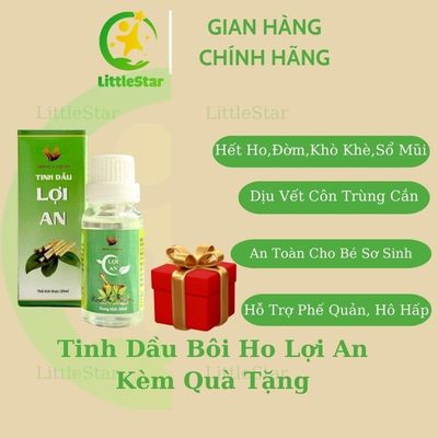 Tinh Dầu Lợi An Bôi Ho Đờm, Sổ Mũi, Khò Khè Cho Bé An Toàn Hiệu Quả