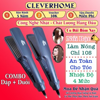 Máy duỗi tóc ép tóc Zlife Z369, máy là kẹp làm thẳng tóc chính hãng, máy dập phồng bấm xù chân tóc