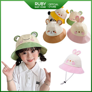 Mũ bucket cho bé, mũ tai thỏ cho bé dễ thương nhiều màu săc cho bé từ 4 - 6 tuổi MBK003 rubybabyhome