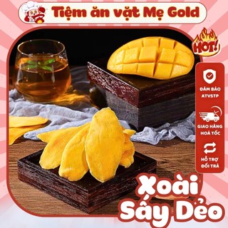  500G Xoài Sấy Dẻo Không Đường Chua Ngọt Tự Nhiên Hàng Xuất Khẩu Ô Mai Mứt Tết Tiệm Ăn Vặt Mẹ Gold 
