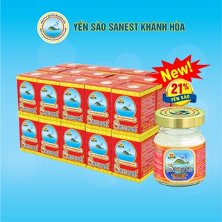[Combo 30 lọ 70ml, 21% Yến sào] Nước Yến sào Khánh Hòa Sanest dành cho mọi độ tuổi.