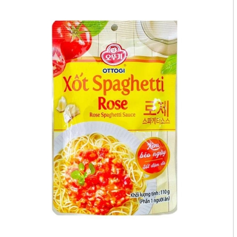 Xốt Spaghetti rose Ottogi 110g