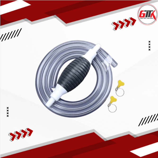 DỤNG CỤ BƠM HÚT CHẤT LỎNG Rượu Xăng Dầu Bóp Tay Đa Năng (KV2)