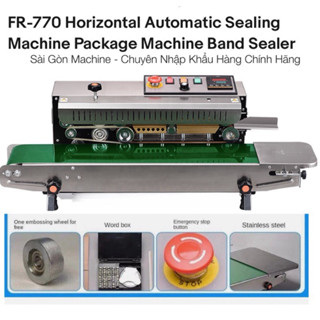 Máy ép miệng túi liên tục FR-770 INOX ( Hàng chính hãng)