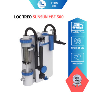  Lọc treo YBF 500 Sunsun thế hệ mới có tách phân và lọc váng hiệu quả cao 