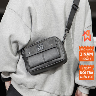 Túi đeo chéo nam nữ, túi xách unisex form dáng túi hộp chất da cao cấp chiều dài dây có thể điều chỉnh TDC041