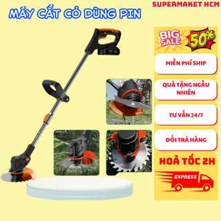  Máy Cắt Cỏ 2 Pin  Cầm Tay Máy Cắt Cỏ Mini Dùng Pin 36V Bảo Hành 12 Tháng - HÀNG CHÍNH HÃNG 