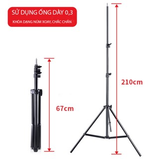 Gậy Livestream, Giá Đỡ Chụp Hình Chân Đứng 2m1, Chắc Chắn, Siêu Bền Bỉ, Tiện Dụng Mang Đi Khắp Mọi Nơi