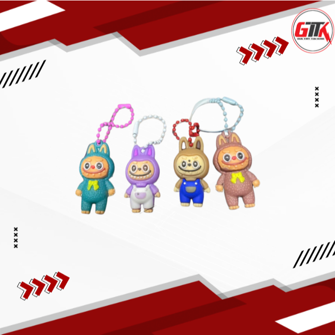 Móc Khoá Labubu Mini Trang Trí Dễ Thương, Móc Khoá Hoạt Hình Labubu Cute CUTE SHOP