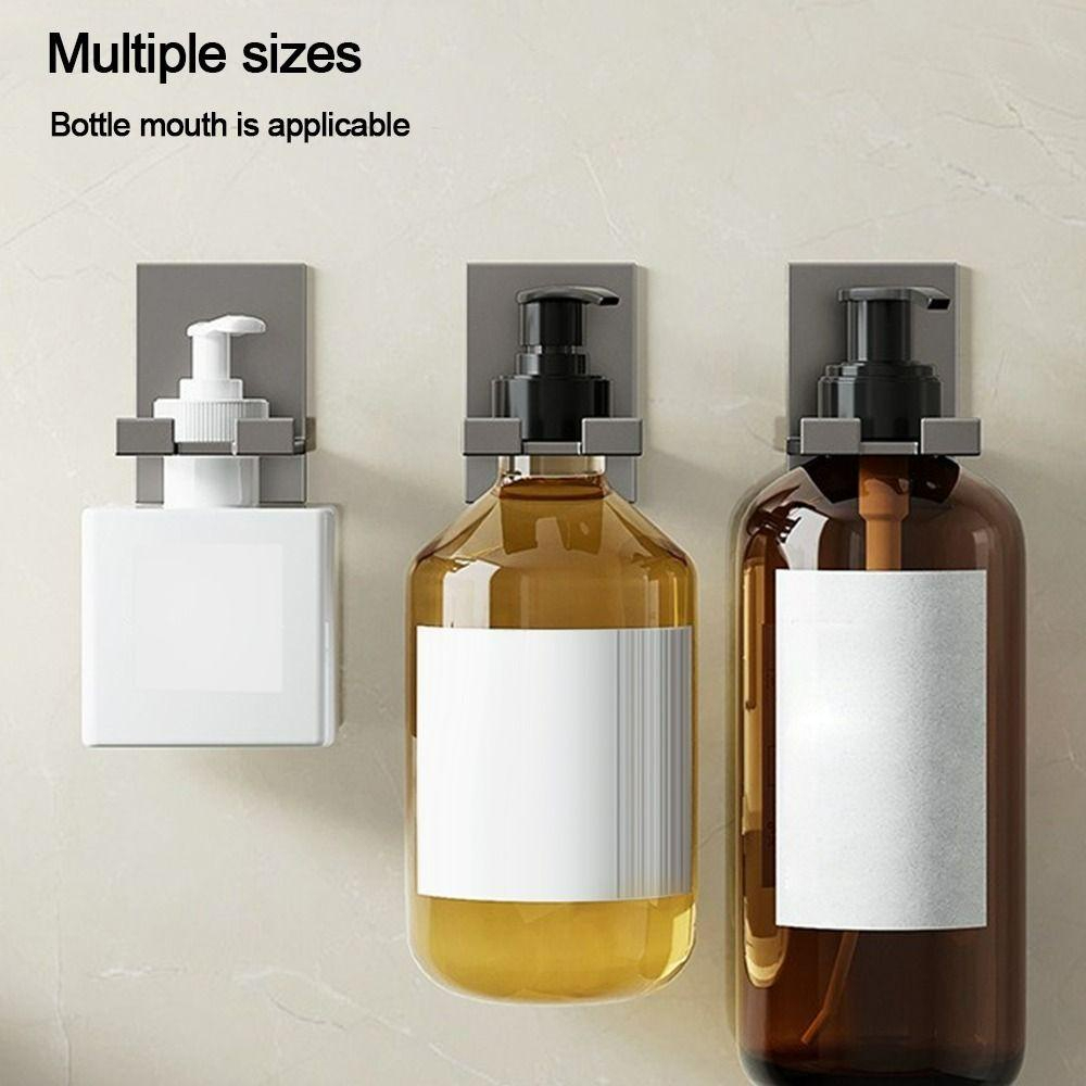Móc Dán Tường Treo Chai Dầu Gội Móc treo cổ chai dầu gội Giá Đỡ Chai Dầu Gội Sữa Tắm Xà Phòng Gắn CB