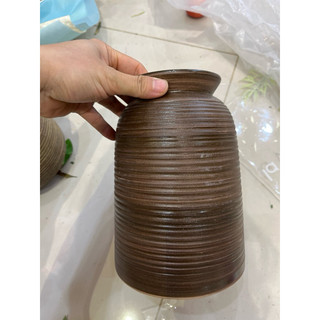 Lọ gốm sành mộc mạc decor, cắm hoa sang trọng và tinh tế