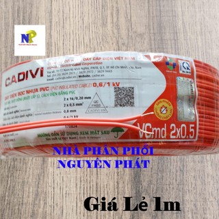 [CADIVI] Dây Điện Đôi 2x16 VCmd2x0.5 - Cuộn 100m