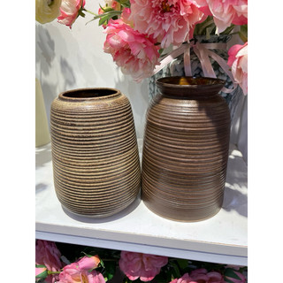 Lọ gốm sành mộc mạc decor, cắm hoa sang trọng và tinh tế