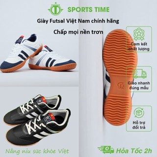 Giày thể thao Futsal nam nữ, giày bóng bàn, cầu lông, chạy bộ, đá bóng trong nhà nền trơn chính hãng made in Việt Nam