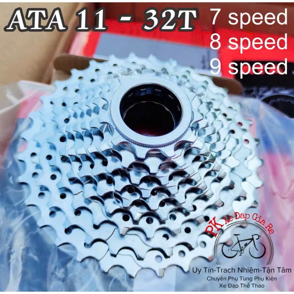 Líp vặn xe đạp 7 8 9 tầng, Líp vặn ATA  7-8-9 speed, líp vặn bạc xe đạp 11-32 răng, Líp xe đạp thể t