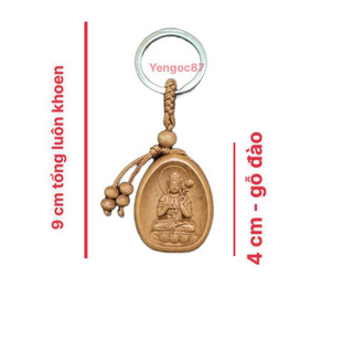 Móc khoá gỗ 8 vị phật bổn mệnh
