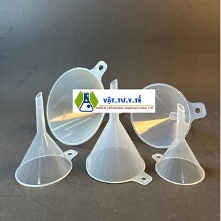 Phễu nhựa chiết, rót hóa chất, tinh dầu, nước hoa, mỹ phẩm- YTHN