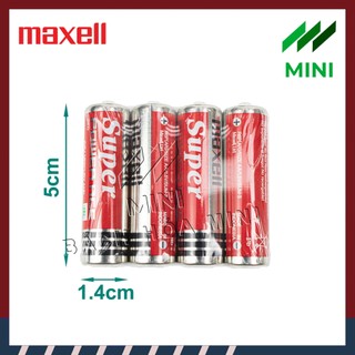 [1 Vĩ / 4 Viên] Pin AA Maxell Super Power ACE Red 1,5V