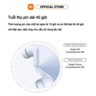 Tai nghe Bluetooth Redmi Buds 5 | Giảm tiếng ồn AI tới 46dB | Thời lượng pin 10h | kết nối thiết bị kép