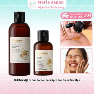 Gel Rửa Mặt Bí Đao Cocoon Làm Sạch Sâu Giảm Dầu Mụn Winter Melon Cleanser