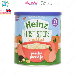 Bột ăn dặm heinz anh vị đào tây cho bé từ 7 tháng